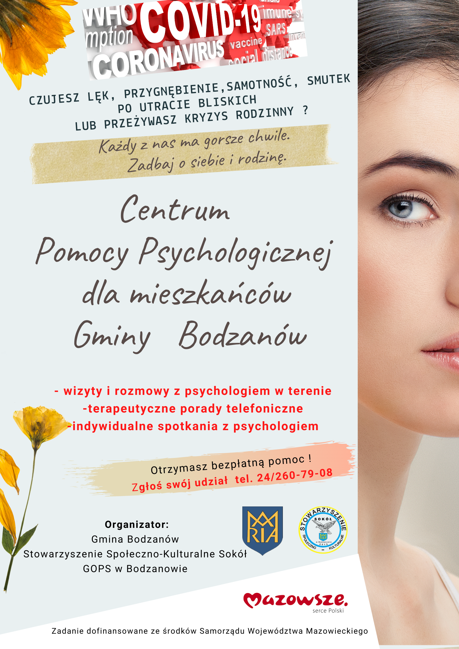 Centrum Pomocy Psychologicznej dla mieszkacw Gminy Bodzanw